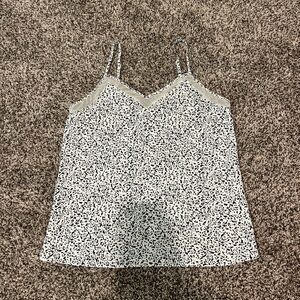 Nine West Gray Fitted Camisole Top